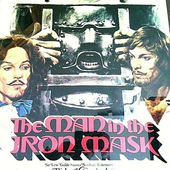 The Man in the Iron Mask Movie Poster Original Film Richard Chamberlain 1977 TV - Picture 2 of 16